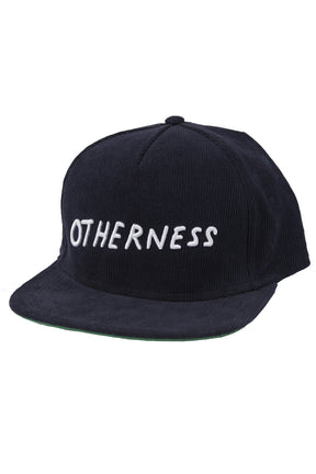 Otherness Cord Hat Navy Snapback
