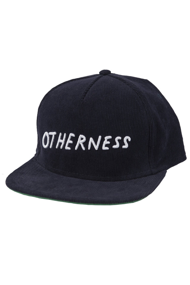 Otherness Cord Hat Navy Snapback
