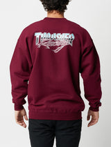 Thrasher Racing Crewneck Maroon S