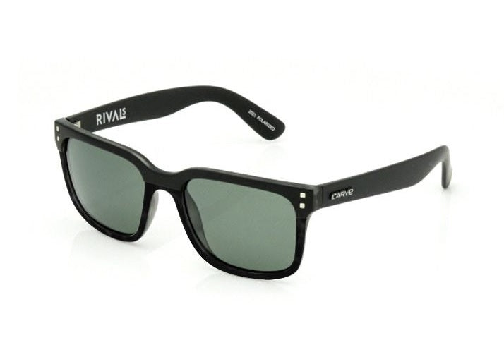 Carve Rival Sunglasses Matte Black Black Polarized