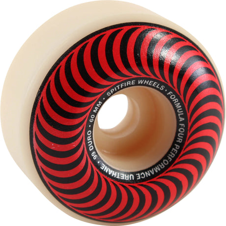 Spitfire F4 Classics Wheels Set Red Swirl 60mm/99d