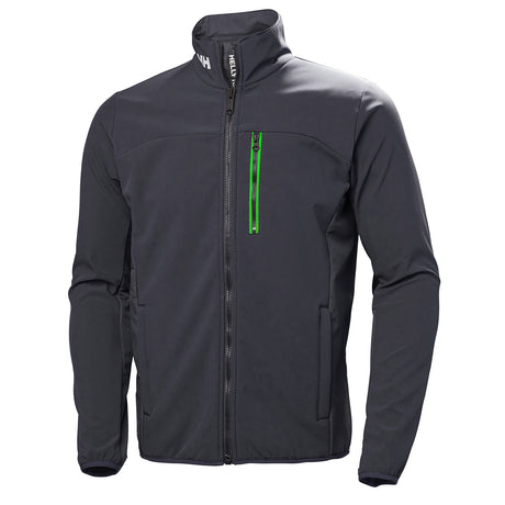 Helly Hansen Crew SoftShell Jacket Mens Graphite Blue