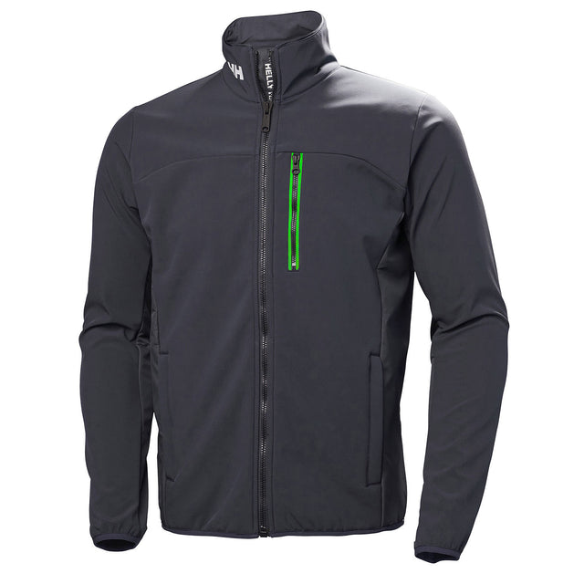 Helly Hansen Crew SoftShell Jacket Mens Graphite Blue