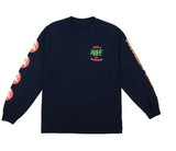 Welcome Wave LongSleeve Tshirt Navy S