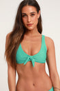 Billabong Tan Lines Swim Hanky Tank Top Sea Green