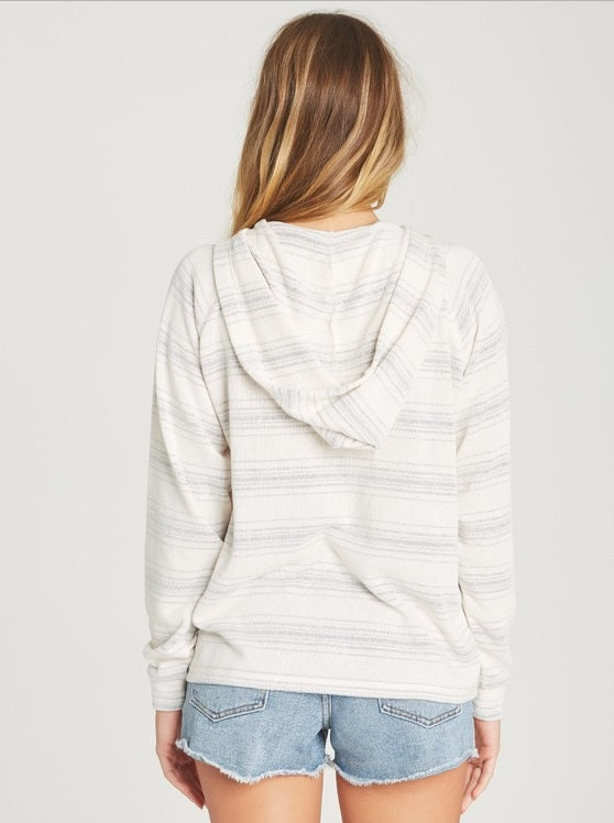 Billabong Along Side 2 Light Hoodie Womens Cream