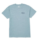 Billabong Trademark SS Tshirt Mens Denim Heather M