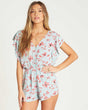 Billabong Ruffled Up Cover Up Beach Glass