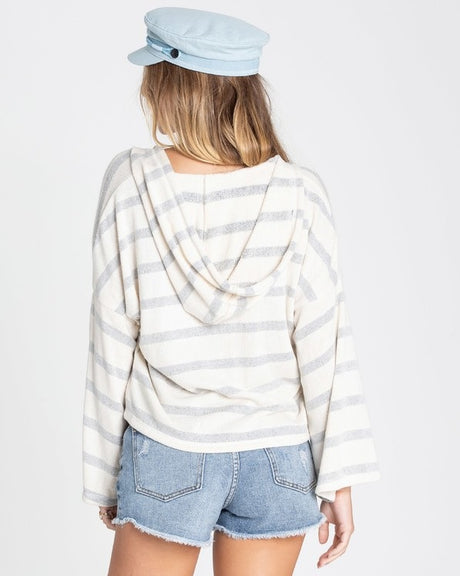 Billabong Lazy Palms Cover Hoodie White