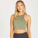 Billabong Sleeveless Sea Crop Womens Black XS