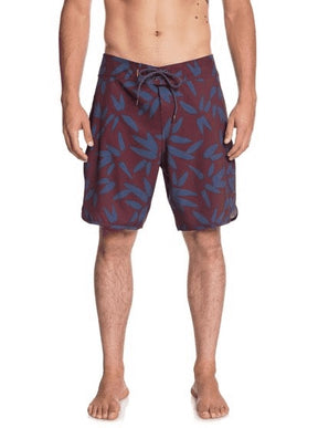 Quiksilver Odyssey Trunks Mens Burgundy Blue
