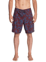 Quiksilver Odyssey Trunks Mens Burgundy Blue 33