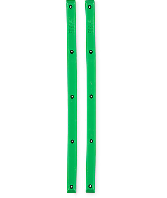 Pig Skate Rails for Skate Board Green 2 pack