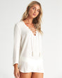 Billabong Same Story Cover Up Womens White