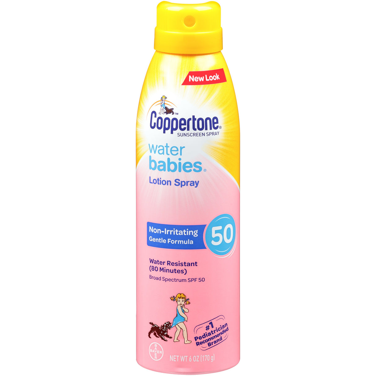 Coppertone WaterBabies Spray Clear 6oz