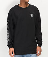 Girl Fasten Up Longsleeve Tshirt Black M