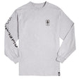 Girl Fasten Up Longsleeve Tshirt Grey