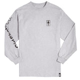 Girl Fasten Up Longsleeve Tshirt Grey