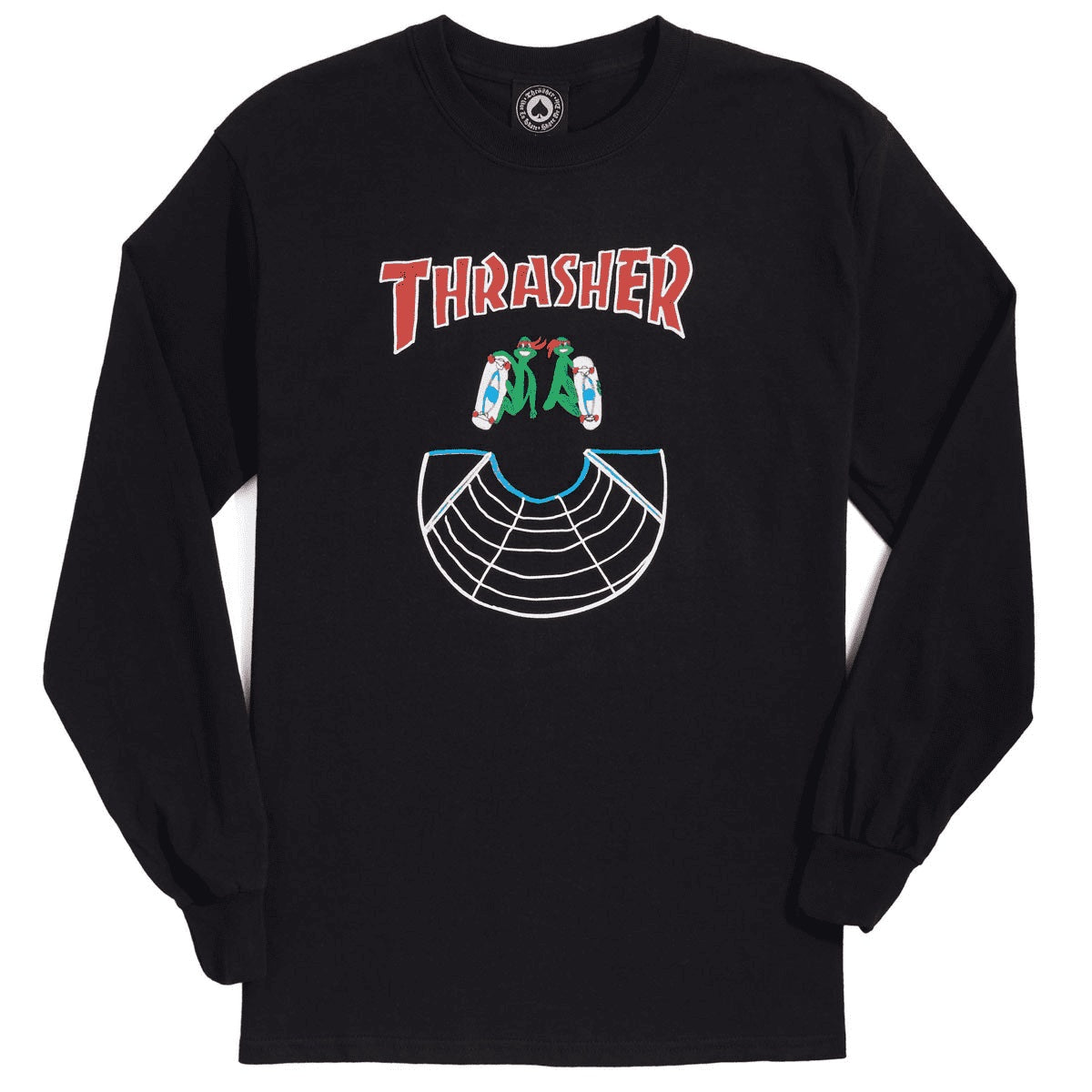 Thrasher Doubles Longsleeve TShirt Black M