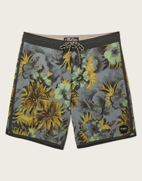 Oneill Island Rhythms Cruiser Trunks Gray 38