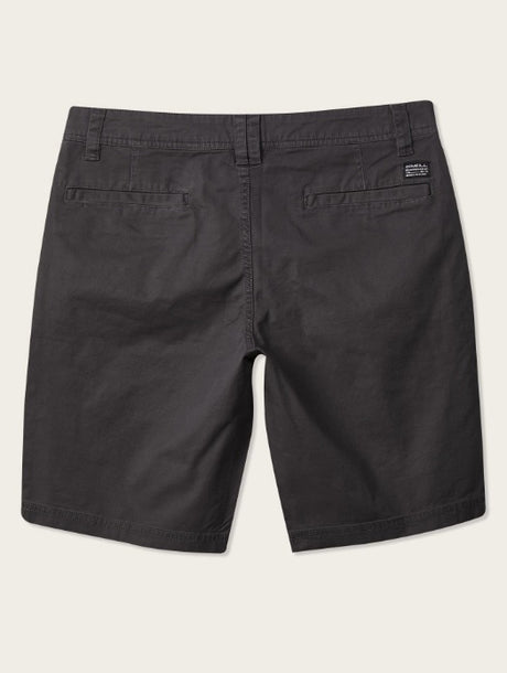 Oneill Jay Stretch Chino Shorts Dark Charcoal 31