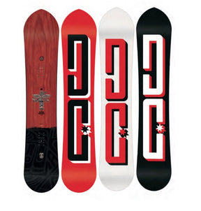 DC Supernaut Snowboard Black Red 158