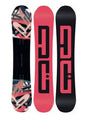 DC Forever Snowboard Black PInk 150