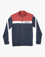 RVCA Pali Track Jacket Mens Brick Red M