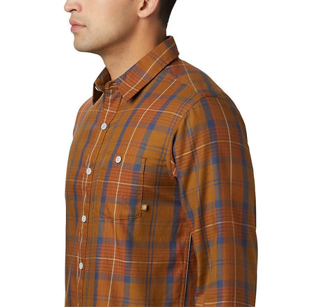 Mountain Hardwear Rogers Pass Longsleeve Mens Golden Brown L