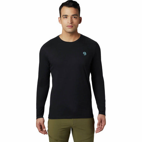 Mountain Hardwear Logo Longsleeeve Tshirt Mens Black M