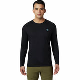 Mountain Hardwear Logo Longsleeeve Tshirt Mens Black