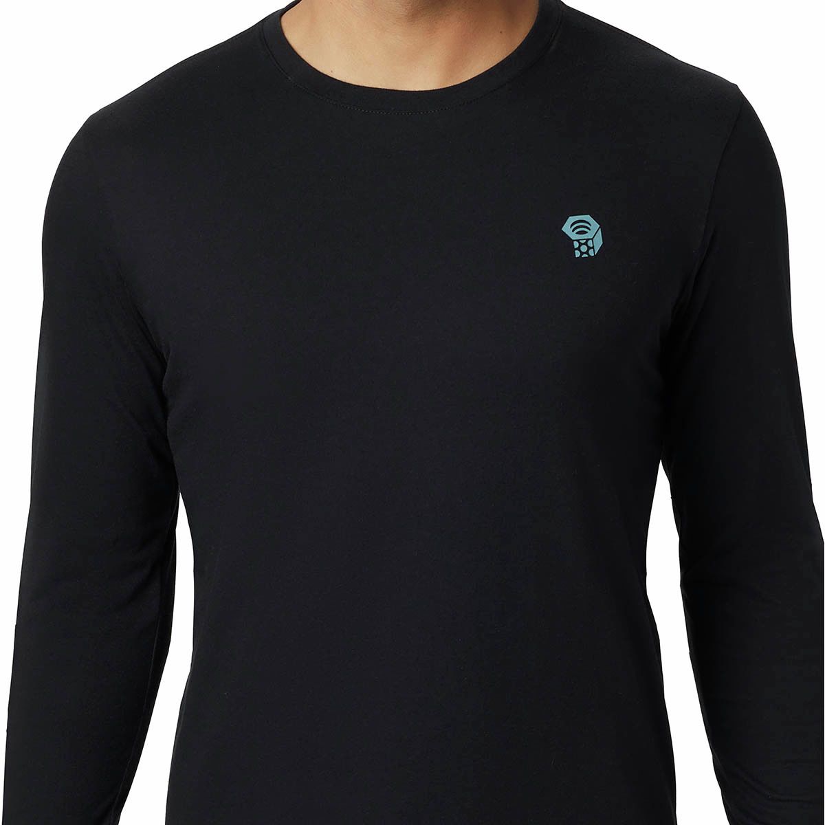 Mountain Hardwear Logo Longsleeeve Tshirt Mens Black