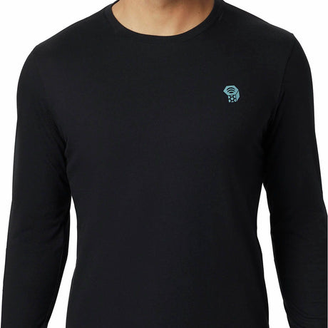 Mountain Hardwear Logo Longsleeeve Tshirt Mens Black