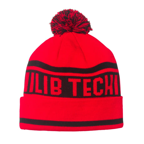 Lib Tech Poly Pom Beanie Red OneSize