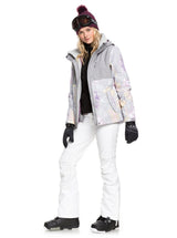 Roxy Jetty Block Snow Jacket Grey Micro Chip Edelweiss (SZH1) M