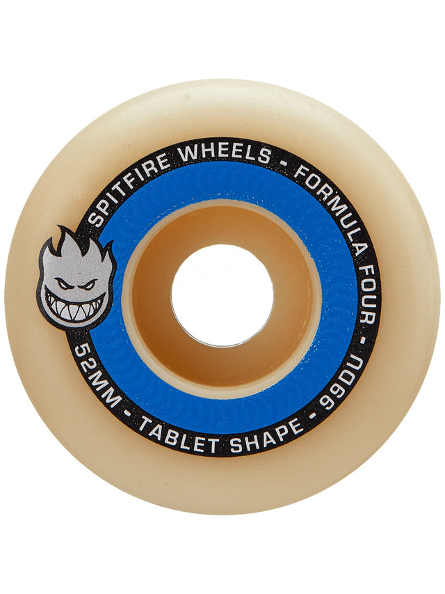 Spitfire F4 Tablets Skate Wheels Set Natural Blue 51mm/99d