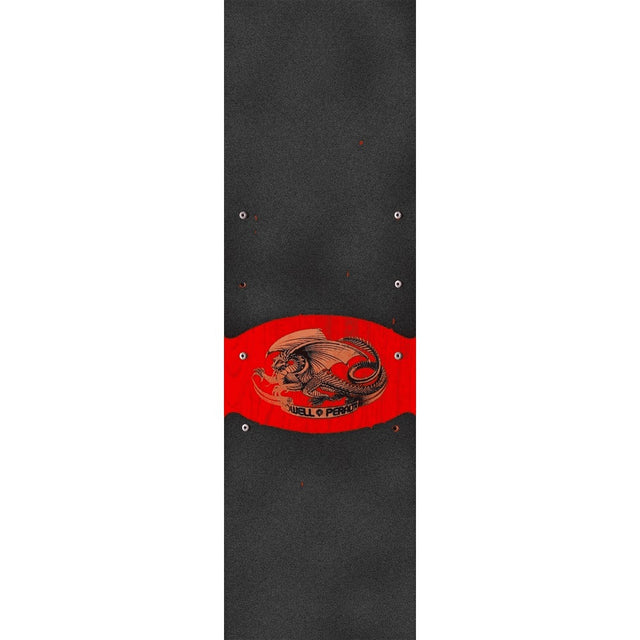 Powell Oval Dragon Grip Tape Black 9x33