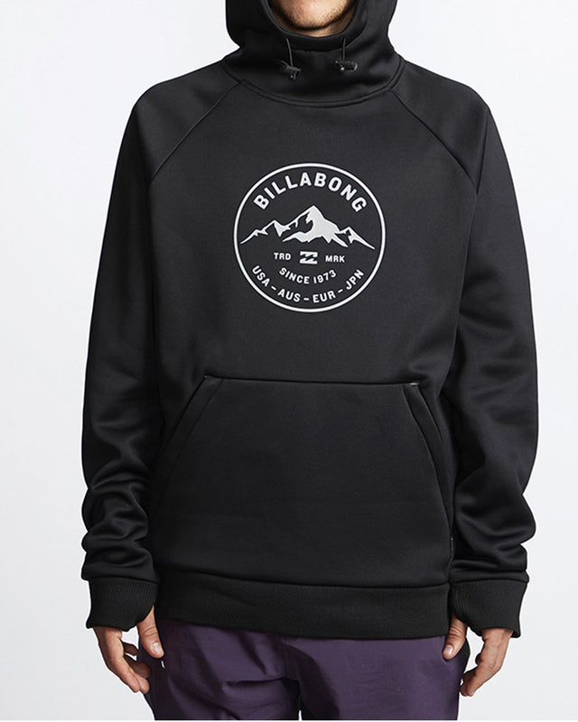 Billabong Downhill Snow Hoodie Mens Black
