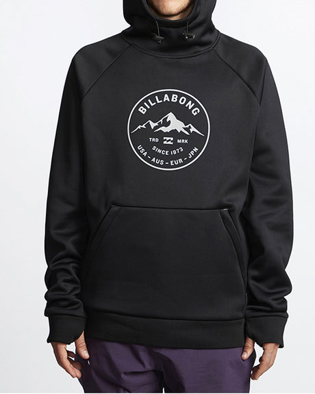 Billabong Downhill Snow Hoodie Mens Black M