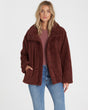 Billabong Cozy Days Jacket Womens Coco Berry