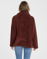 Billabong Cozy Days Jacket Womens Coco Berry L