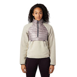Mountain Hardwear Altius Hybrid Pullover Jacket Womens Mystic Purple L