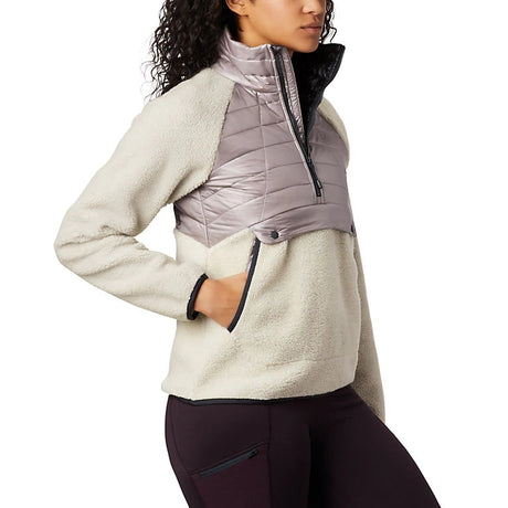 Mountain Hardwear Altius Hybrid Pullover Jacket Womens Mystic Purple S
