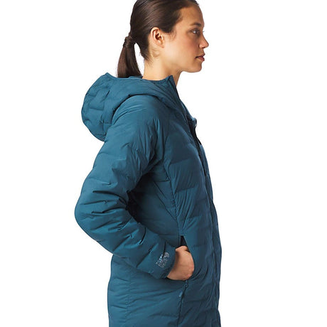 Mountain Hardwear Super DS Stretch Down Parka Womens Icelandic