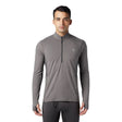Mountain Hardwear Ghee Longsleeve 1/2 Zip Mens Heather Shark