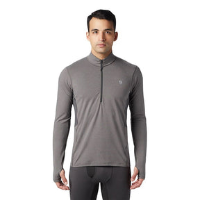 Mountain Hardwear Ghee Longsleeve 1/2 Zip Mens Heather Shark