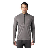 Mountain Hardwear Ghee Longsleeve 1/2 Zip Mens Heather Shark S