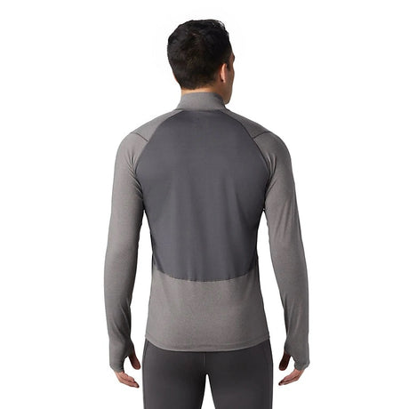 Mountain Hardwear Ghee Longsleeve 1/2 Zip Mens Heather Shark XXL