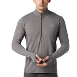 Mountain Hardwear Ghee Longsleeve 1/2 Zip Mens Heather Shark S