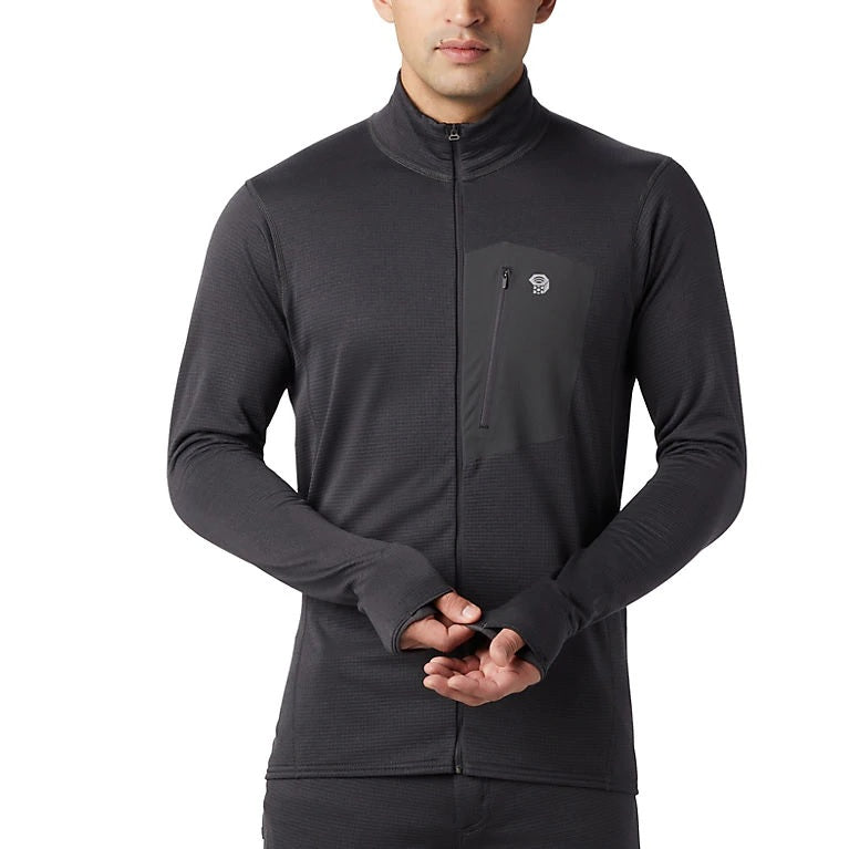 Mountain Hardwear Type 2 Fun Full Zip Jacket Mens Void